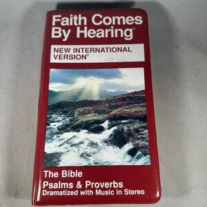 Faith Comes By Hearing Dramatized Bible Psalms Proverbs NIV Audio Cassette Set